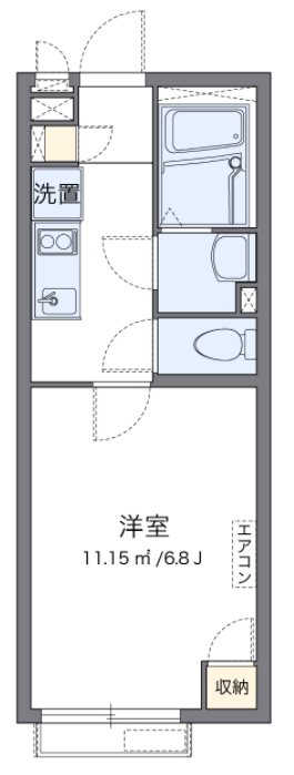 マナステイツ 102号室 間取り