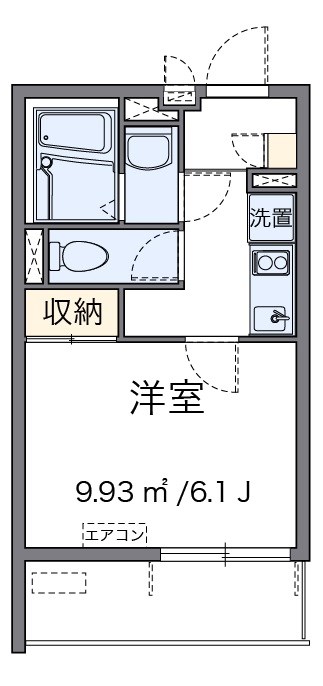 レジスター本郷 205号室 間取り