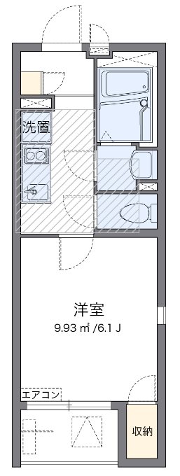 サニーハイツ　光 101号室 間取り