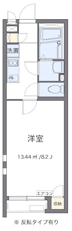 ｃｅｓｈｉｎ 103号室 間取り