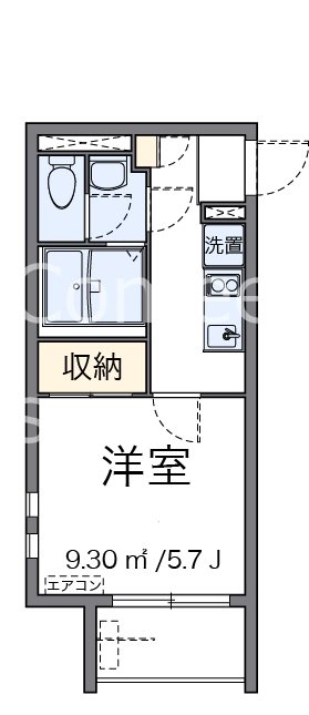 グランツ藤２５ 205号室 間取り