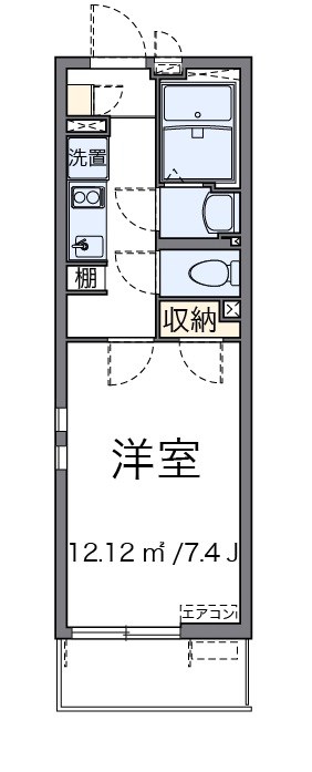 クーラ　ルガル 間取り図