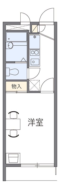 202号室 間取り