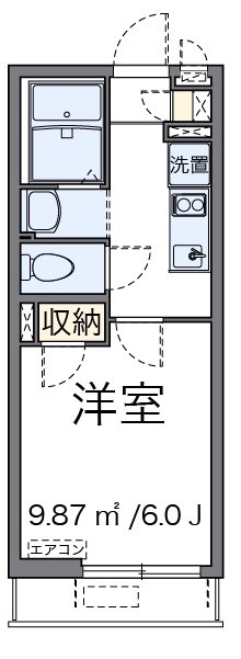 コルノ 103号室 間取り