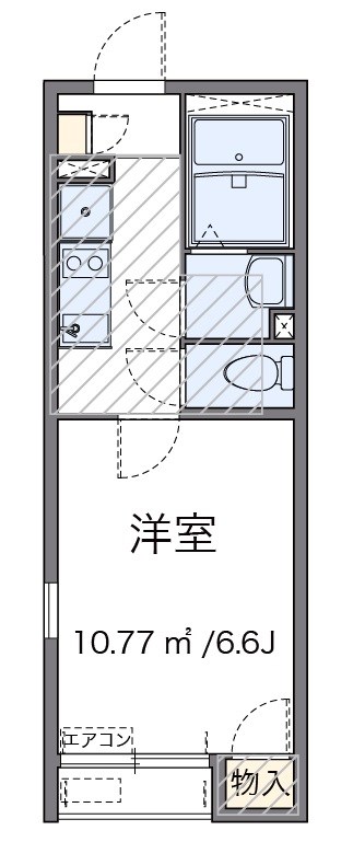 アルソーレ 201号室 間取り