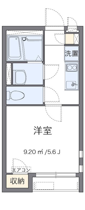 市ヶ谷台町 101号室 間取り