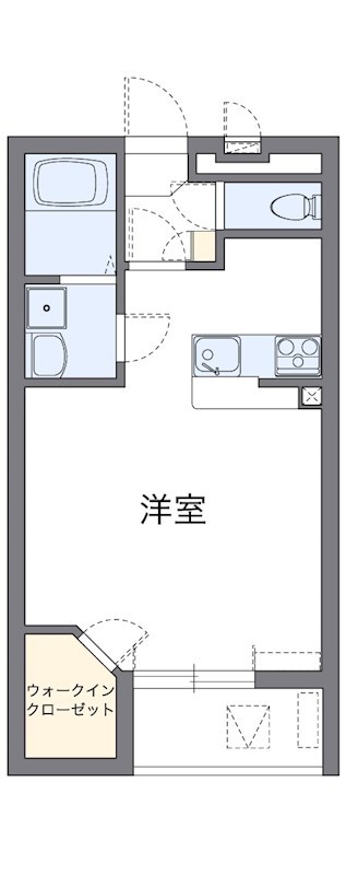 101号室 間取り