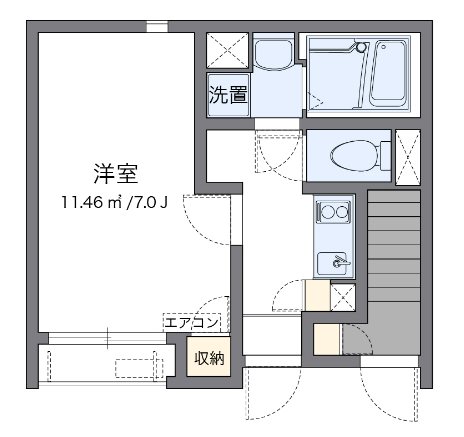アクアパレス 間取り