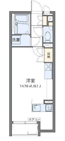 神木本町 201号室 間取り