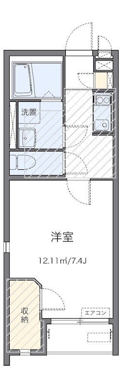 101号室 間取り