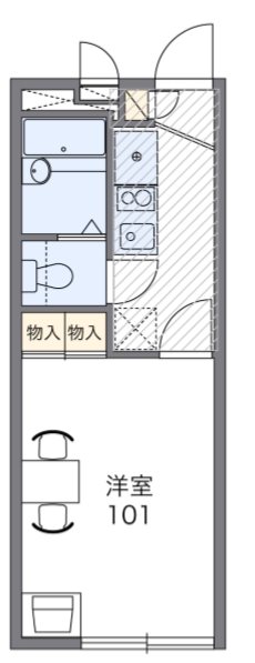 ソラーレ 205号室 間取り
