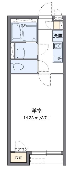 櫻 203号室 間取り