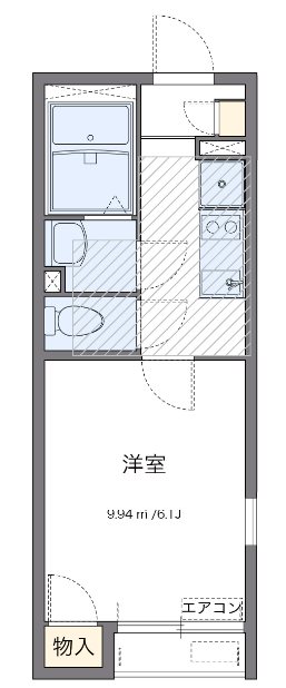 ルート1楓Ⅱ 203号室 間取り