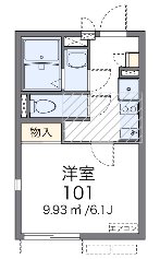 アドラブール千寿 301号室 間取り