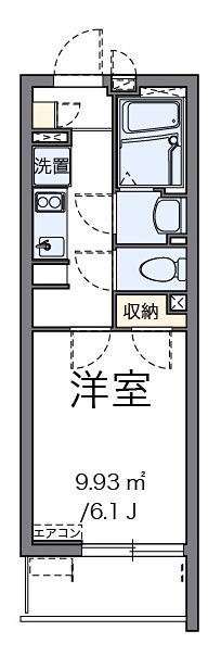 アンジュ  303号室 間取り