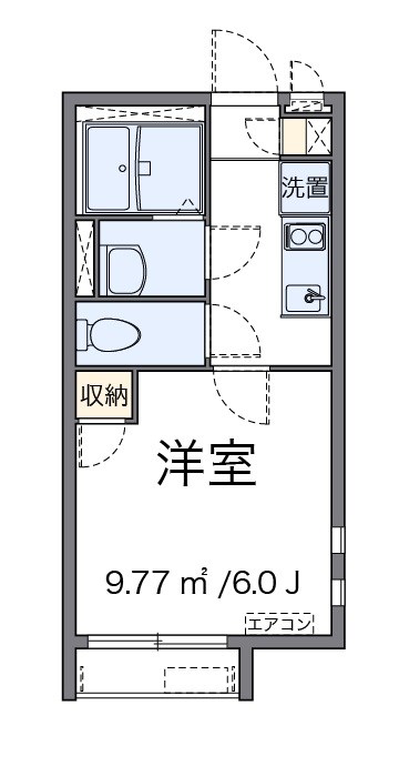 アベニューⅢ 101号室 間取り