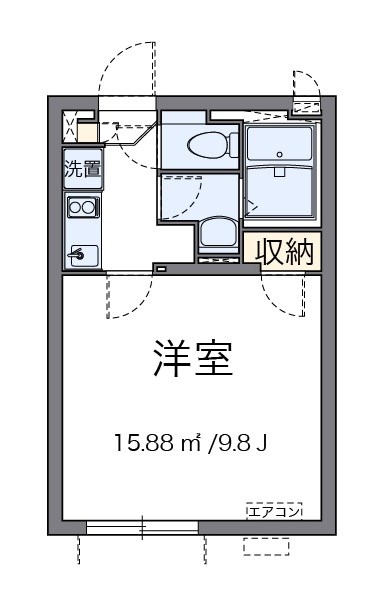 ラーラⅡ 間取り図