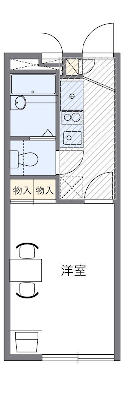 デネブ 106号室 間取り