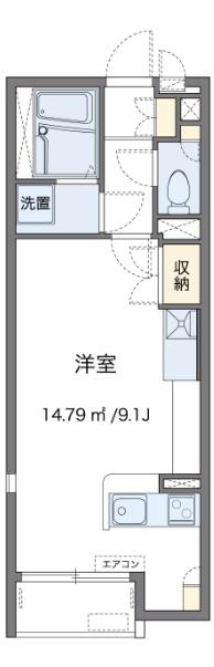 なかた 104号室 間取り