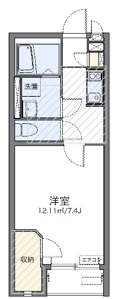 台町 202号室 間取り