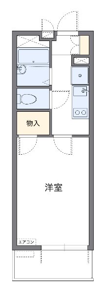 フラットメイト新都心 間取り図