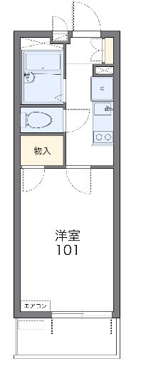 アーバン国立 間取り図