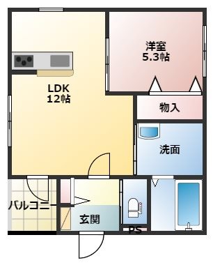 RubyⅣ 間取り