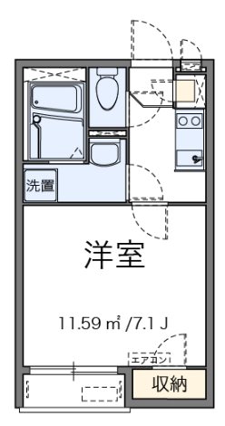 シャイン浦和 203号室 間取り