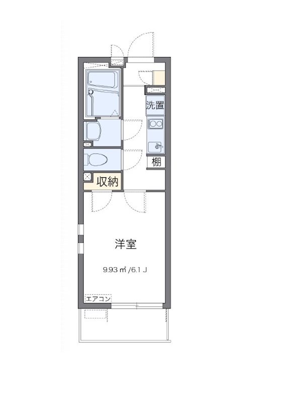 彩Ⅴ 310号室 間取り
