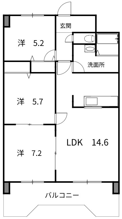 アーベイン重陽 間取り