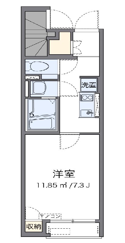 綾瀬 104号室 間取り