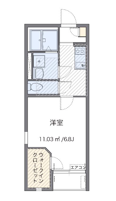 フル　ブルーム  104号室 間取り