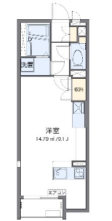 アンネイハイム 204号室 間取り