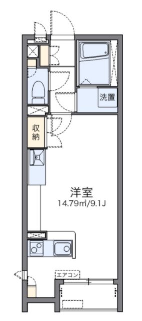 シャルマン明花 203号室 間取り