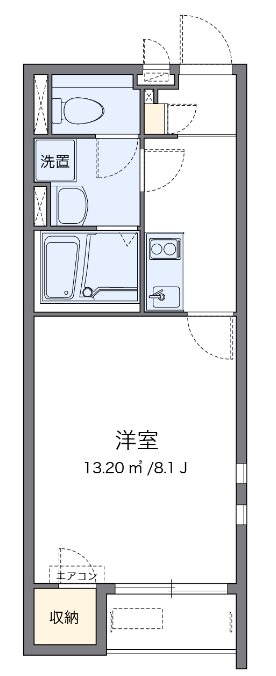 ビッグアロー座間 101号室 間取り