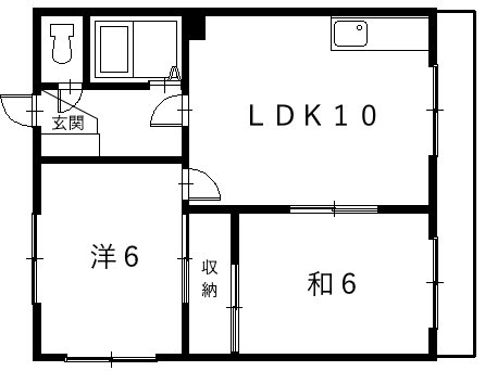 コーポ太陽 間取り