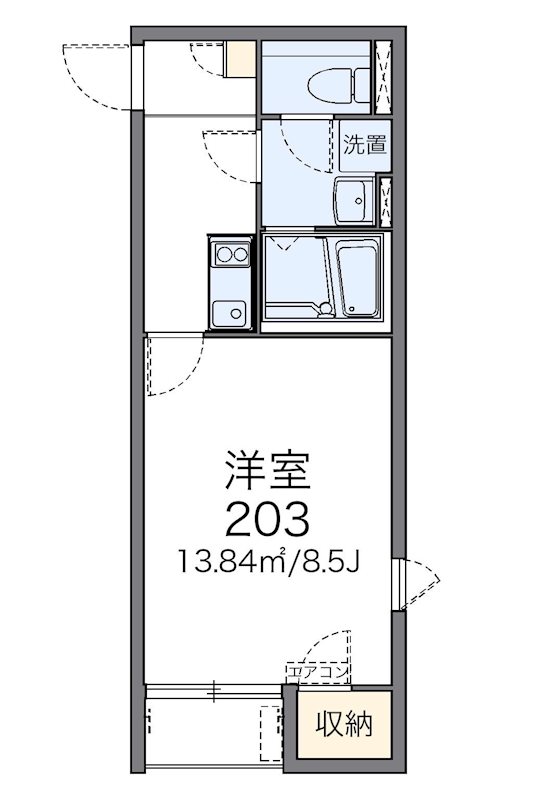 トゥネソール 間取り図