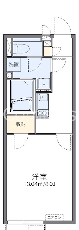 クレマチス 203号室 間取り