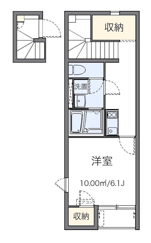 203号室 間取り