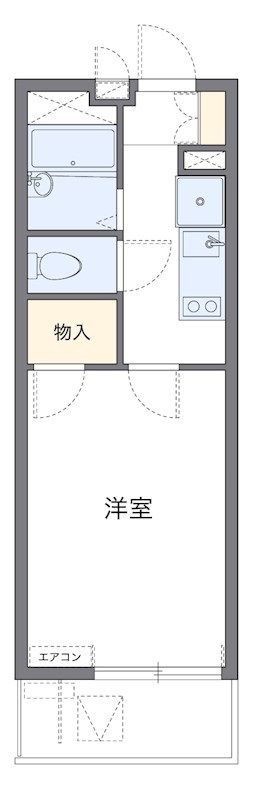 ヴァンルミエール 101号室 間取り