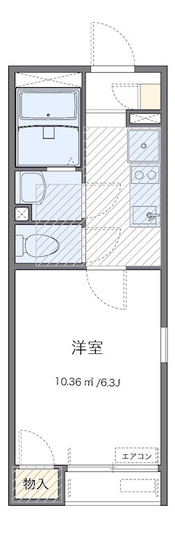 コーラルリーフ 103号室 間取り