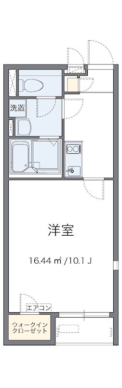 タケウチ 110号室 間取り