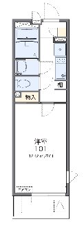 ハロー北浦和 204号室 間取り