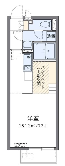メゾン　コンフォール 105号室 間取り