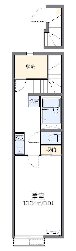 マグノリア  201号室 間取り