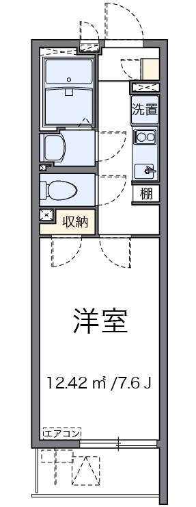 グリーンガーデン 102号室 間取り