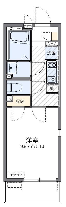 川口芝公園 103号室 間取り