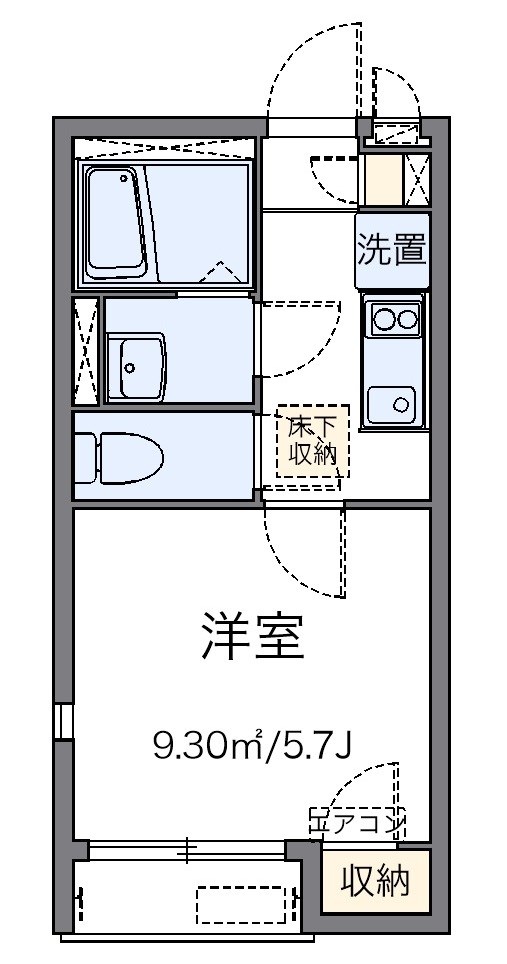 みゆき 102号室 間取り