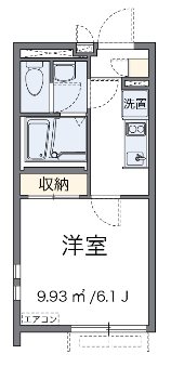 ビューテラス恵比寿 202号室 間取り