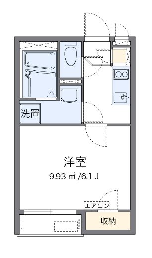 T 201号室 間取り